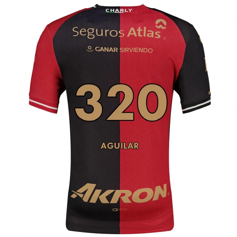 DanxenレディースÁngel Aguilar#320赤黒茶ホームシャツ2026/27ジャージーユニフォーム
