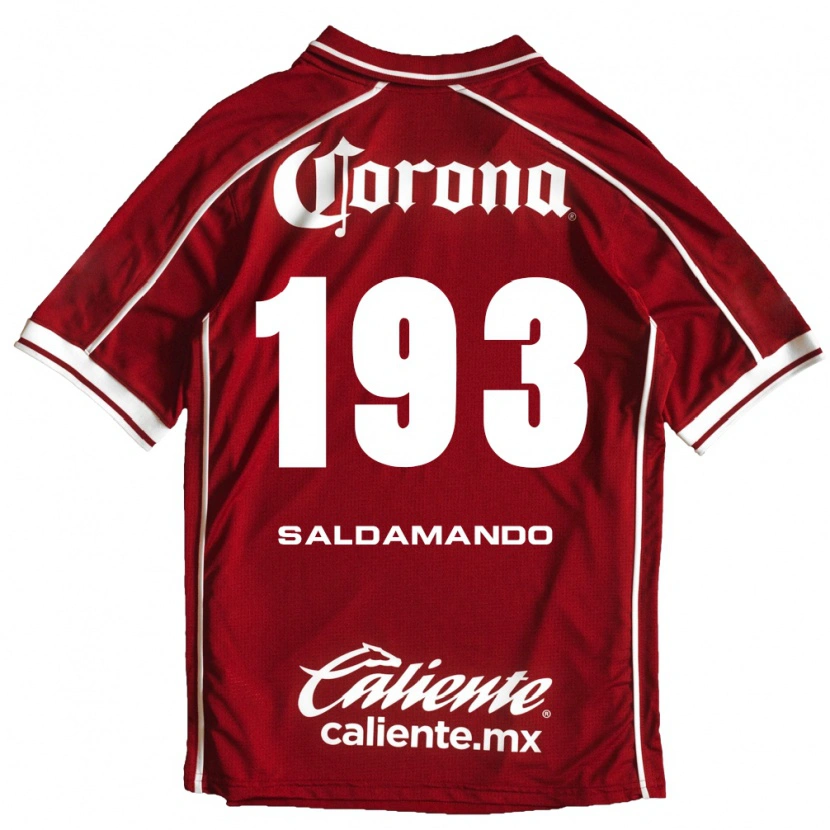 DanxenレディースJosé Saldamando#193白赤ホームシャツ2026/27ジャージーユニフォーム