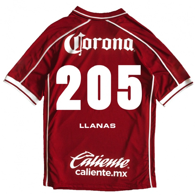 DanxenレディースEmmanuel Llanas#205白赤ホームシャツ2026/27ジャージーユニフォーム