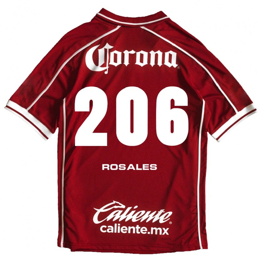 Danxenレディースサンティアゴ・ロサレス#206白赤ホームシャツ2026/27ジャージーユニフォーム
