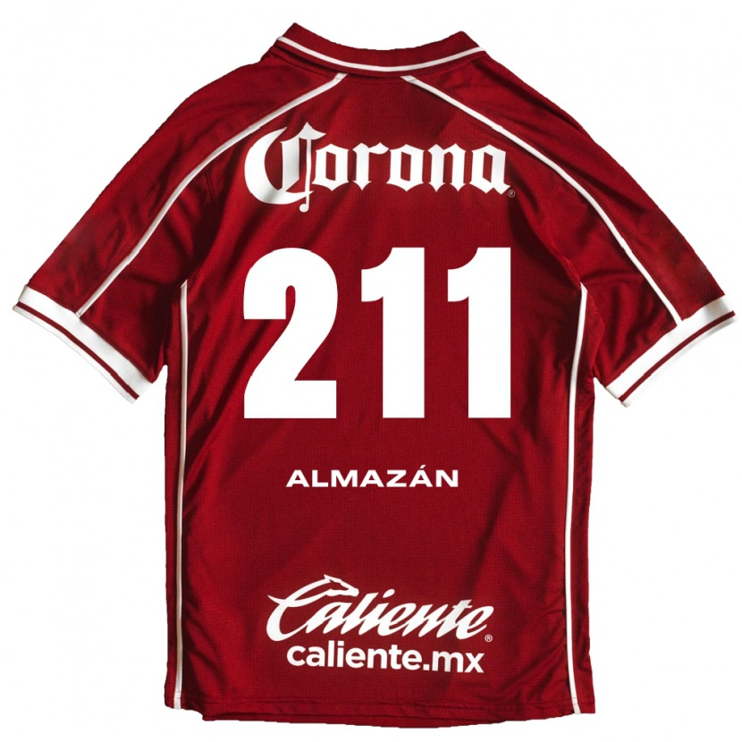 DanxenレディースFernando Almazán#211白赤ホームシャツ2026/27ジャージーユニフォーム