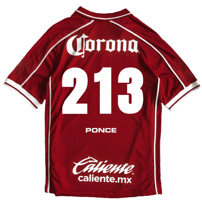 DanxenレディースSantiago Ponce#213白赤ホームシャツ2026/27ジャージーユニフォーム