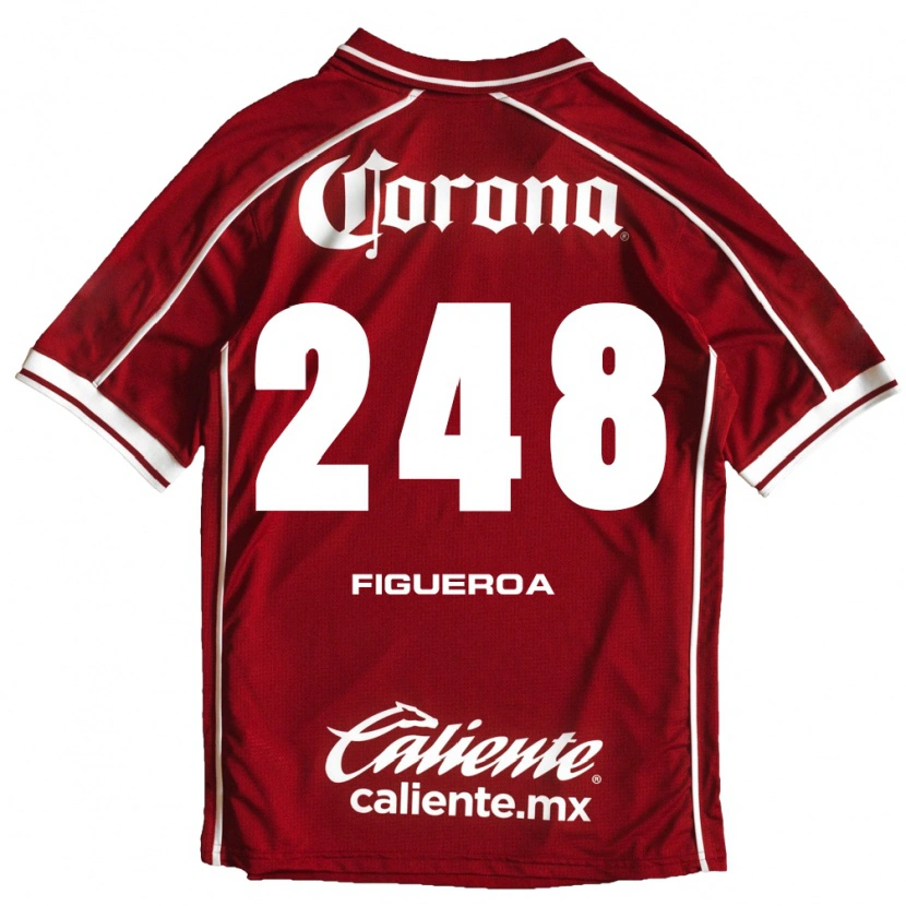 DanxenレディースJared Figueroa#248白赤ホームシャツ2026/27ジャージーユニフォーム
