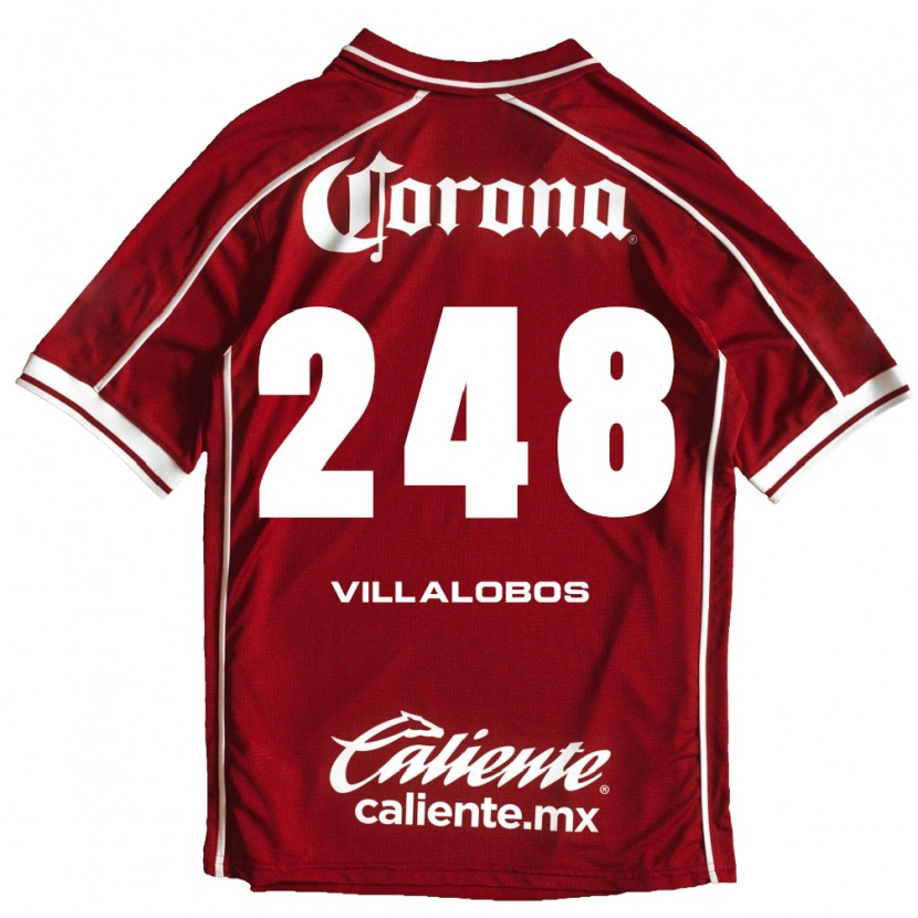 DanxenレディースJosé Villalobos#248白赤ホームシャツ2026/27ジャージーユニフォーム