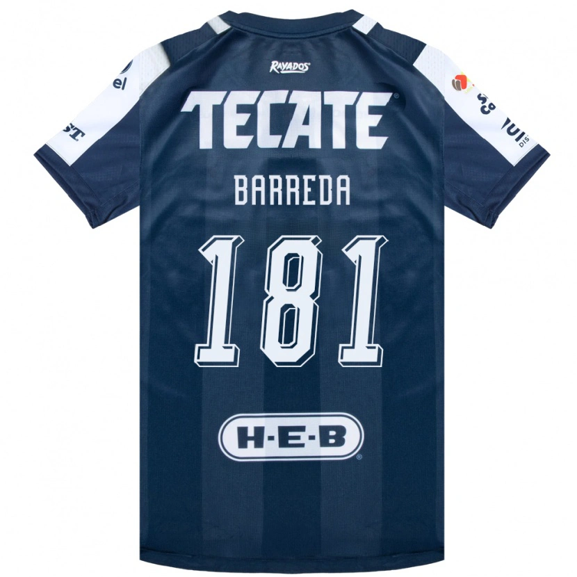 DanxenレディースDimas Barreda#181藍色白赤ホームシャツ2026/27ジャージーユニフォーム