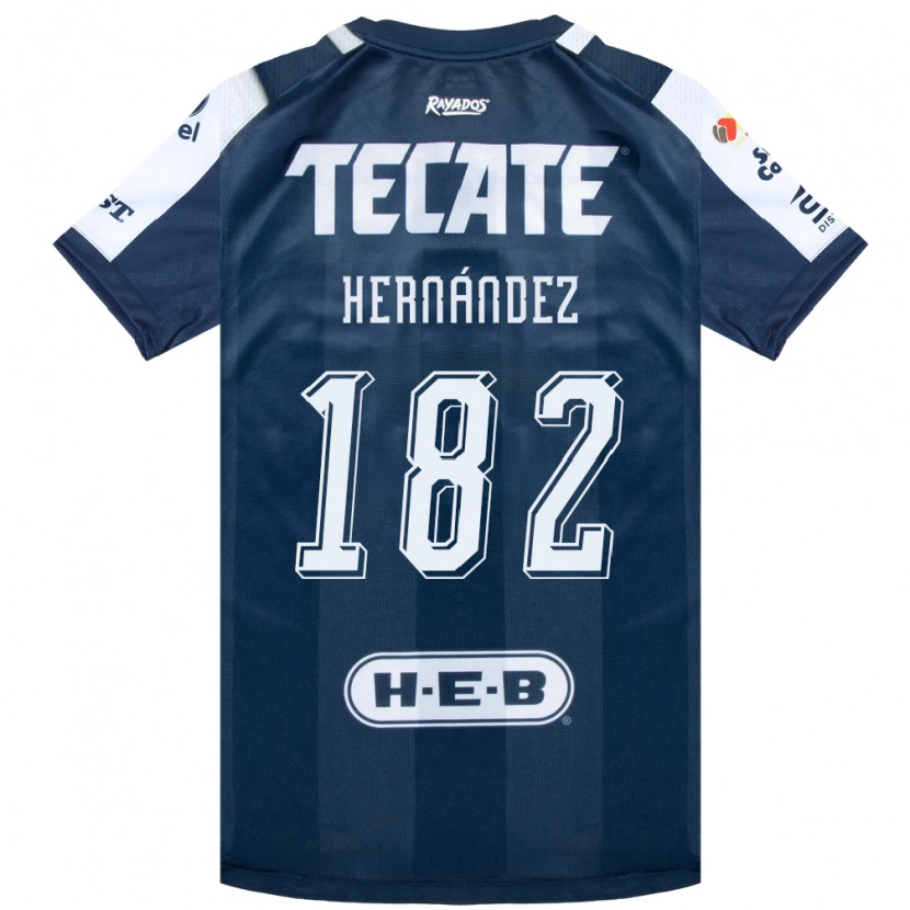 DanxenレディースDerek Hernández#182藍色白赤ホームシャツ2026/27ジャージーユニフォーム