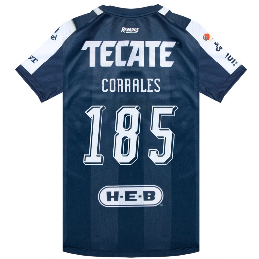 DanxenレディースÁngel Corrales#185藍色白赤ホームシャツ2026/27ジャージーユニフォーム