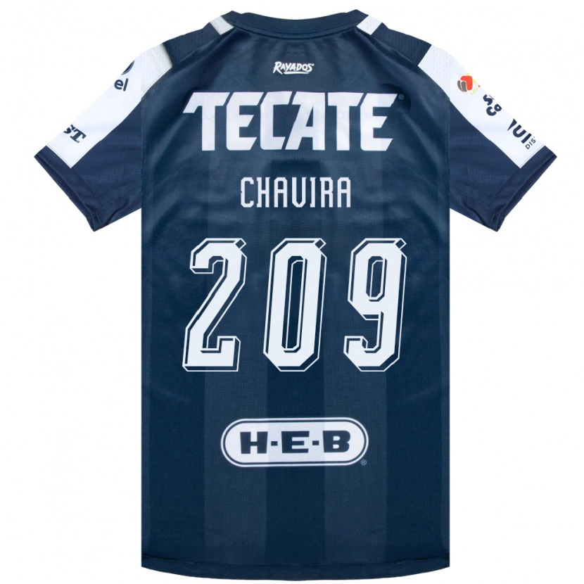 DanxenレディースDiego Chavira#209藍色白赤ホームシャツ2026/27ジャージーユニフォーム