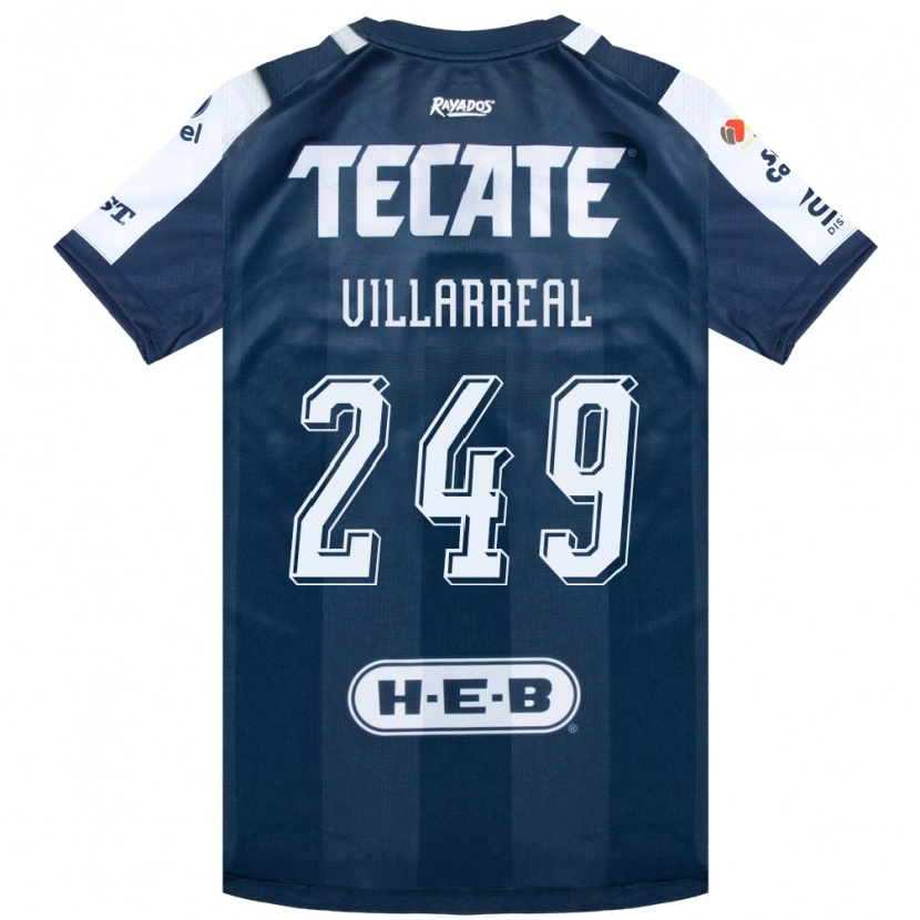 DanxenレディースDaniel Villarreal#249藍色白赤ホームシャツ2026/27ジャージーユニフォーム