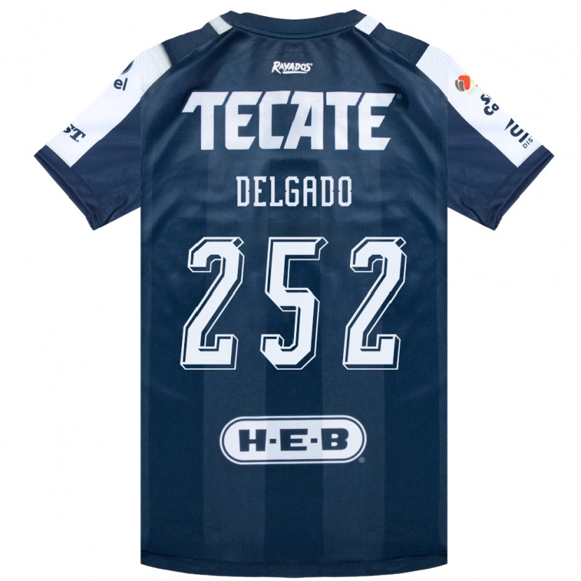 DanxenレディースJorge Delgado#252藍色白赤ホームシャツ2026/27ジャージーユニフォーム