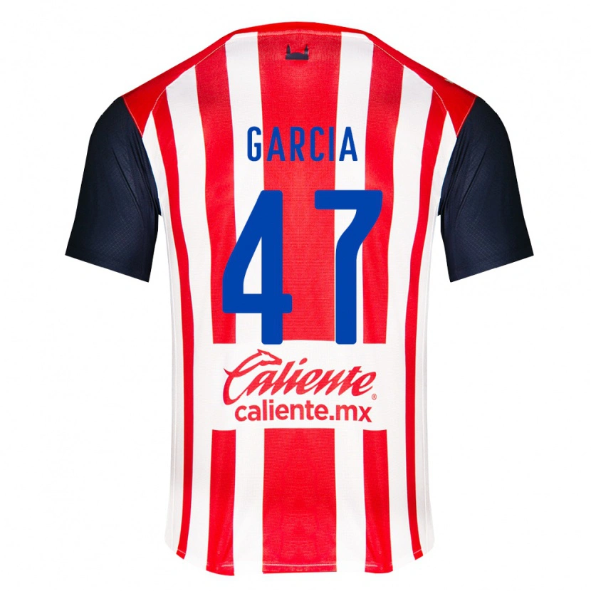 Danxenレディースガエル・ガルシア#47赤黒白ホームシャツ2026/27ジャージーユニフォーム