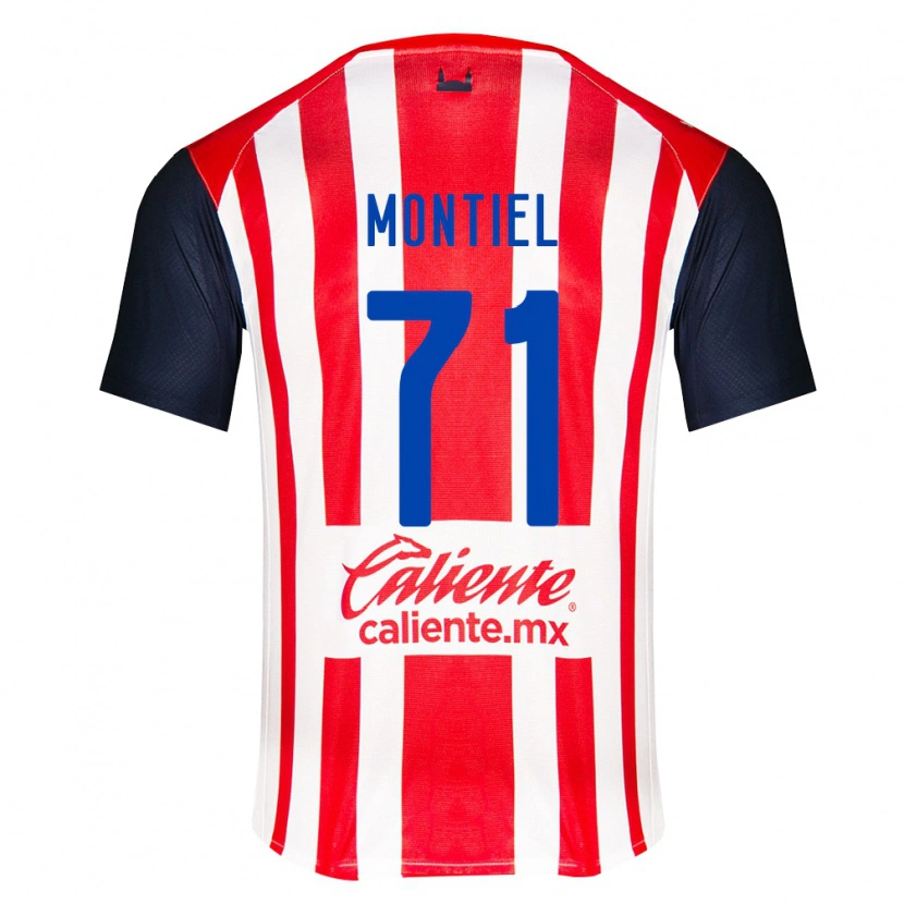 DanxenレディースErick Montiel#71赤黒白ホームシャツ2026/27ジャージーユニフォーム