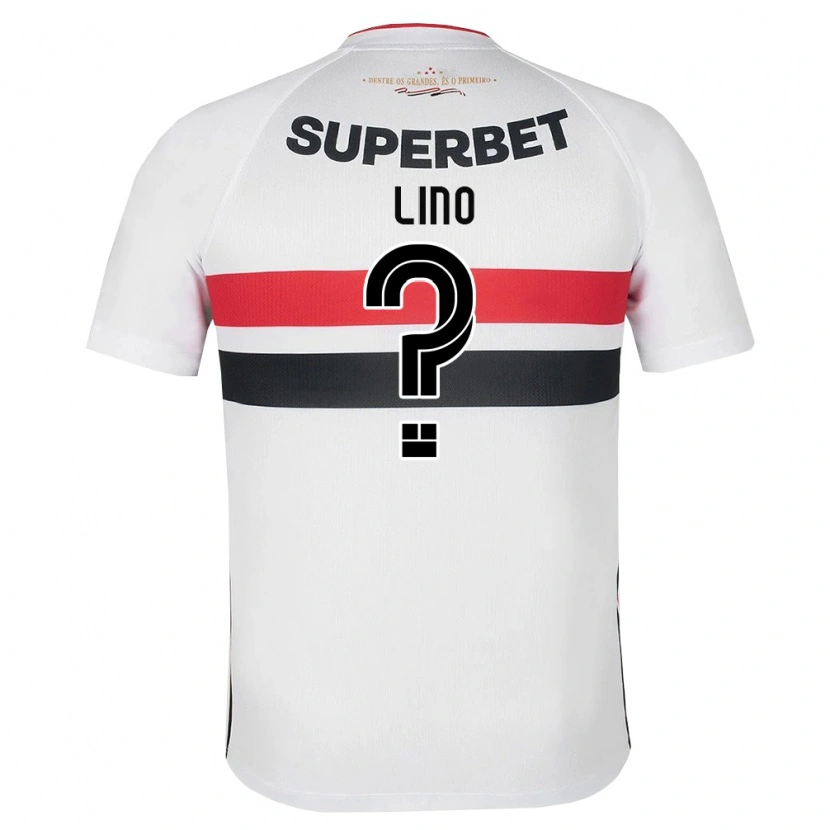 DanxenレディースGuilherme Lino#0白黒赤ホームシャツ2026/27ジャージーユニフォーム
