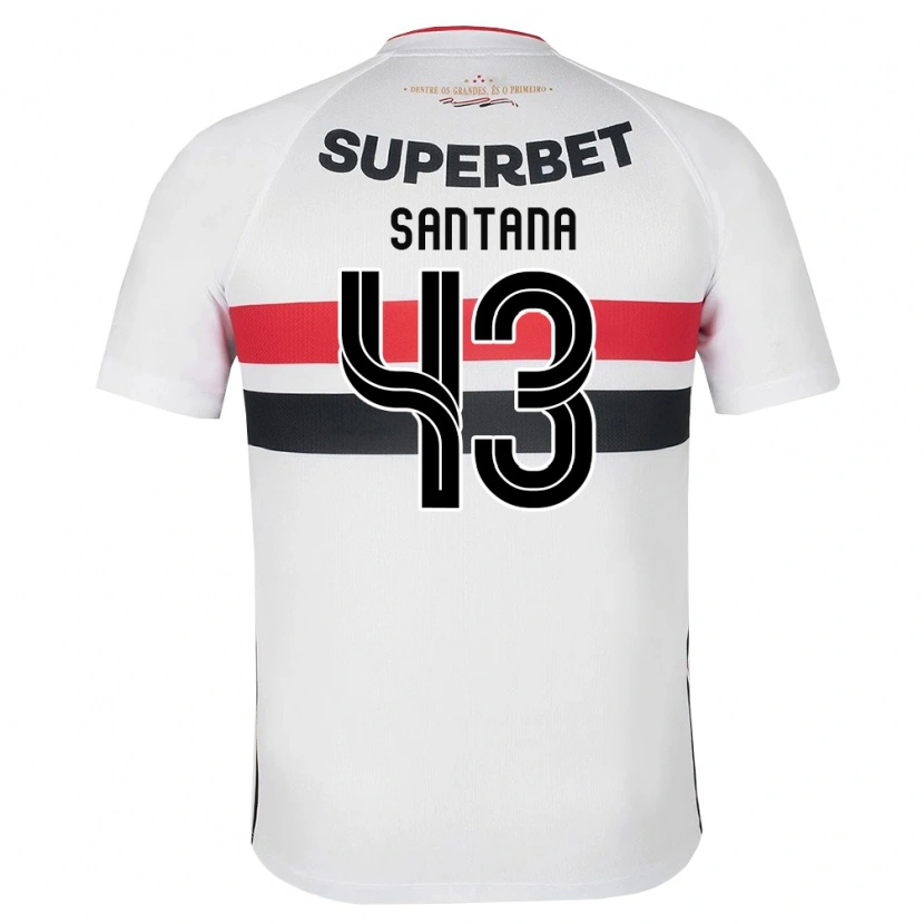 DanxenレディースGustavo Santana#43白黒赤ホームシャツ2026/27ジャージーユニフォーム