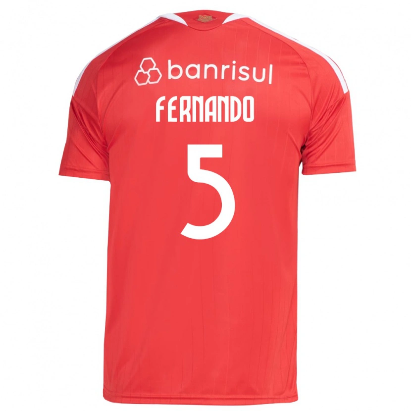 DanxenレディースFernando#5白赤ホームシャツ2026/27ジャージーユニフォーム
