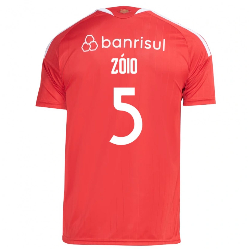 DanxenレディースZóio#5白赤ホームシャツ2026/27ジャージーユニフォーム