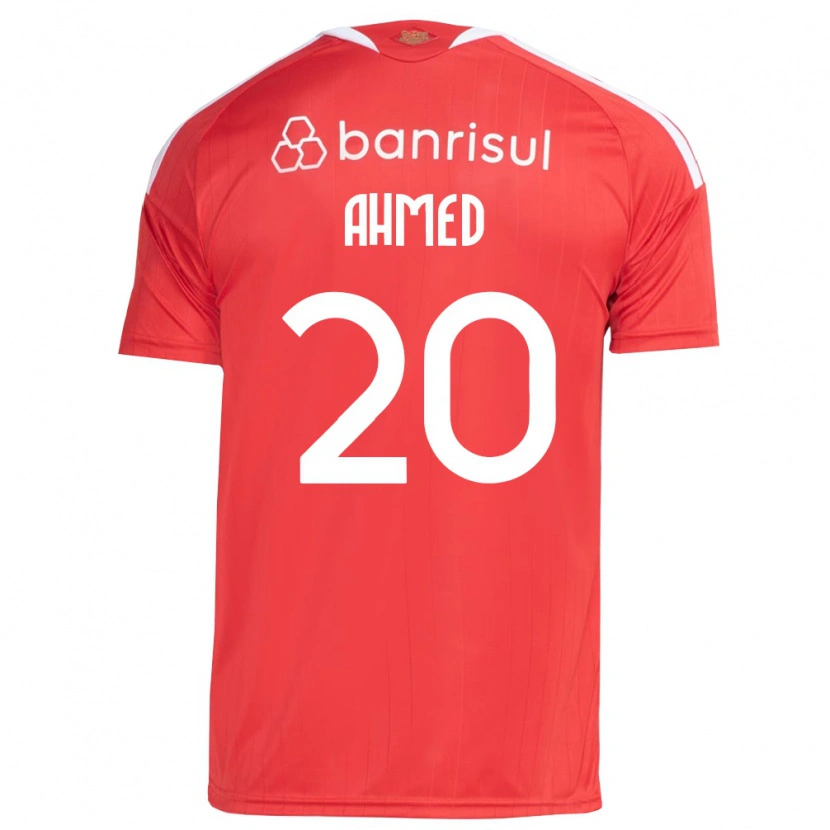 DanxenレディースDiego Ahmed#20白赤ホームシャツ2026/27ジャージーユニフォーム