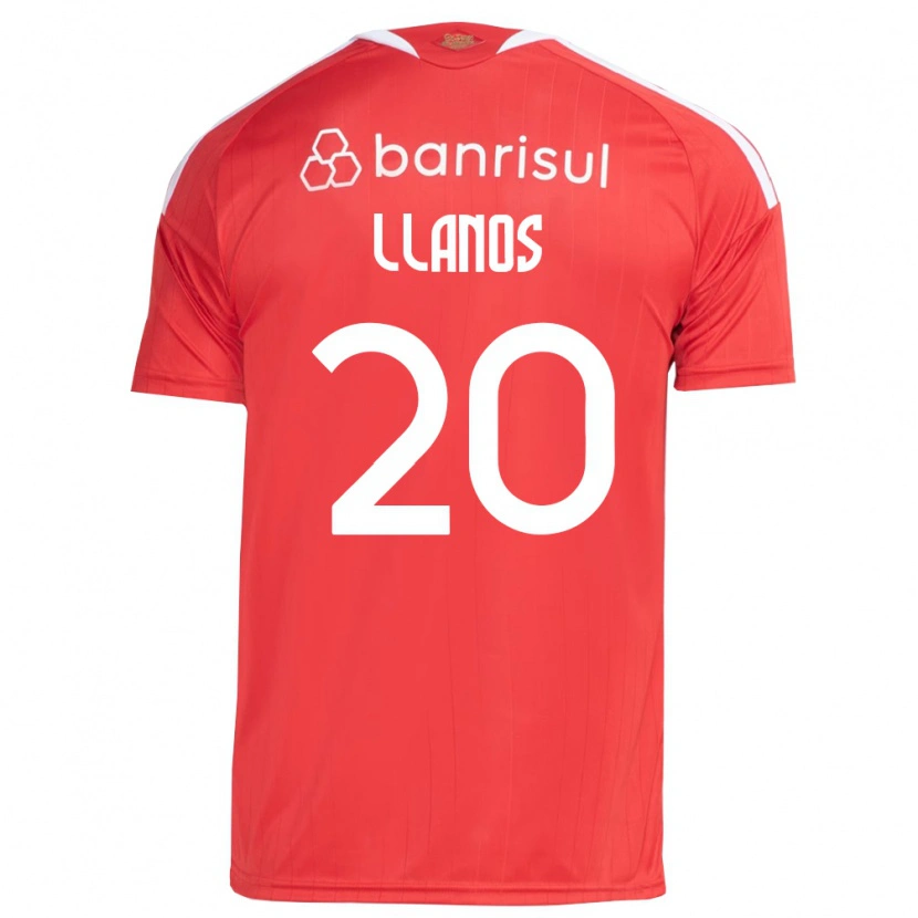DanxenレディースPati Llanos#20白赤ホームシャツ2026/27ジャージーユニフォーム