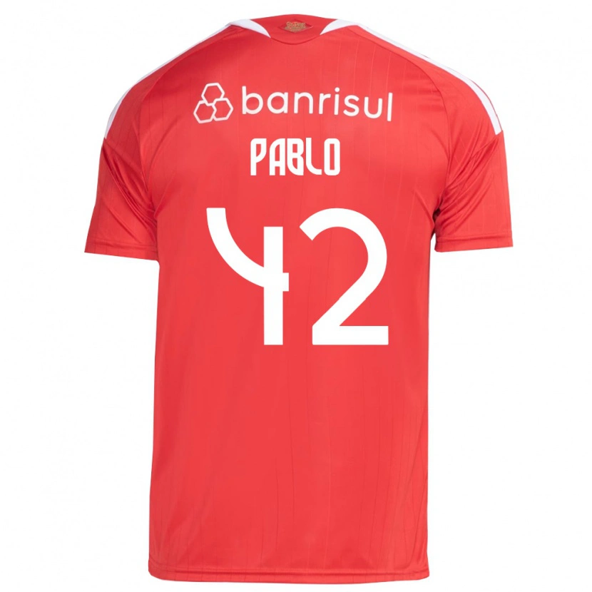 DanxenレディースPablo#42白赤ホームシャツ2026/27ジャージーユニフォーム