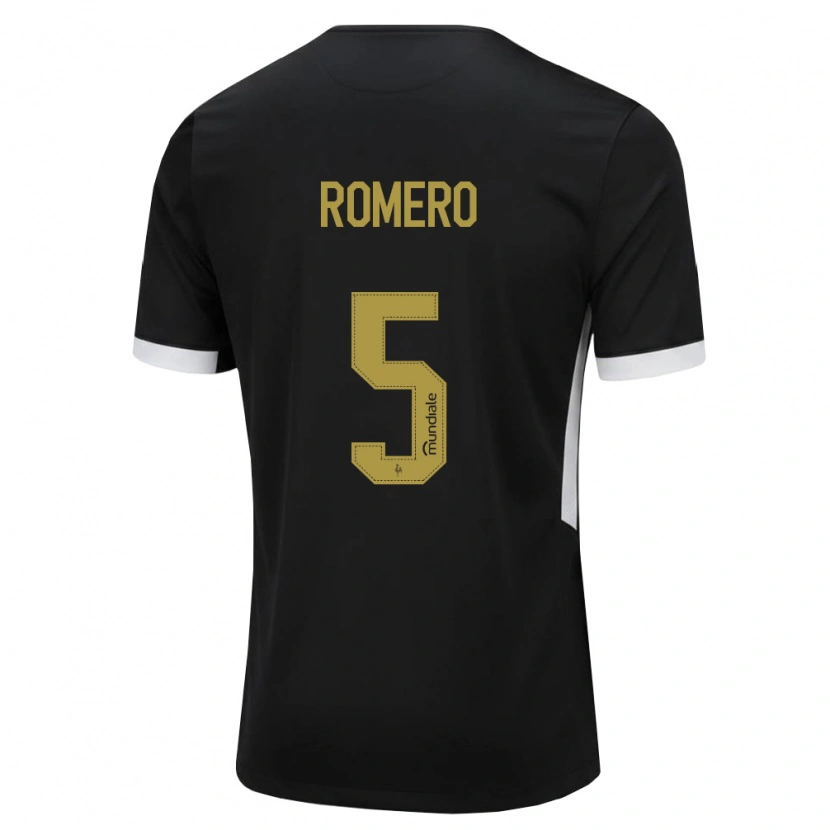 DanxenレディースMateus Romero#5黒白黄ホームシャツ2026/27ジャージーユニフォーム