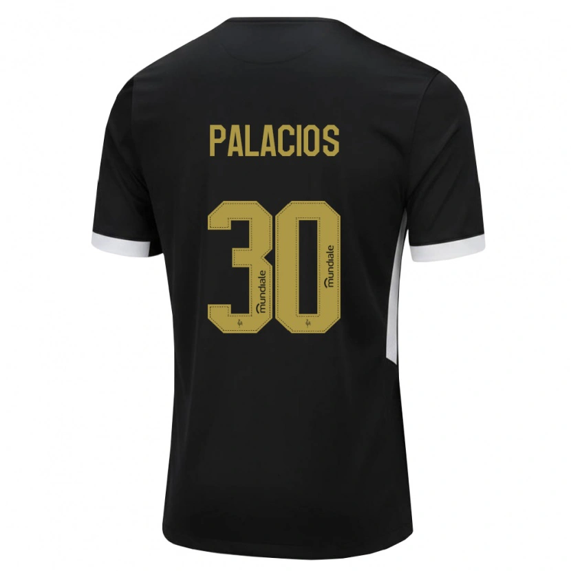 DanxenレディースBrahian Palacios#30黒白黄ホームシャツ2026/27ジャージーユニフォーム