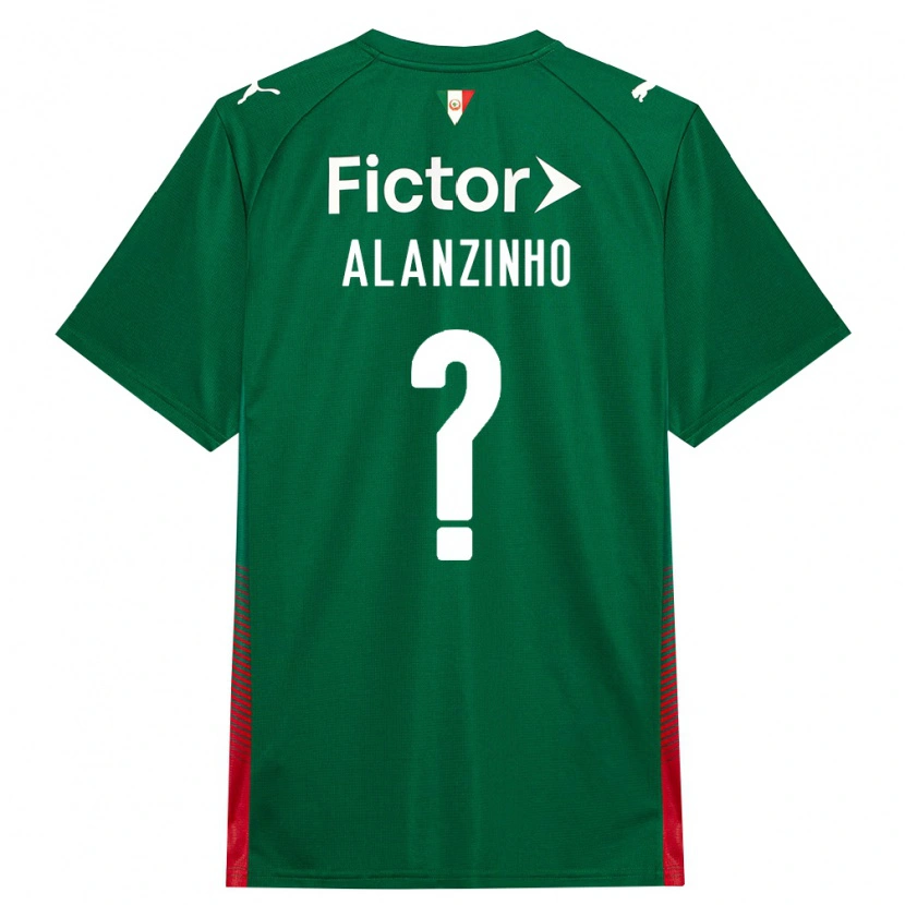 DanxenレディースAlanzinho#0緑赤白ホームシャツ2026/27ジャージーユニフォーム