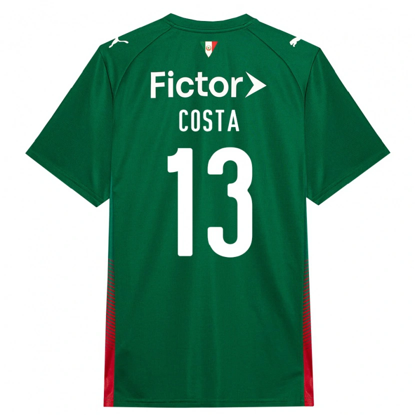 DanxenレディースEnzo Costa#13緑赤白ホームシャツ2026/27ジャージーユニフォーム