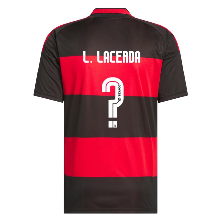 DanxenレディースIago Lacerda#0赤黒白ホームシャツ2026/27ジャージーユニフォーム