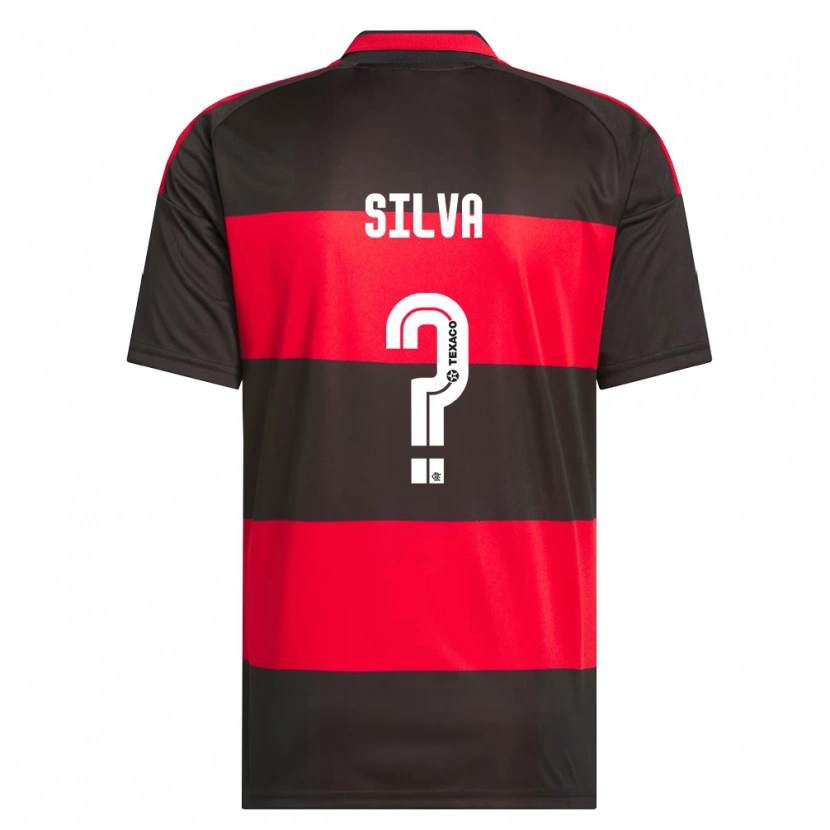 DanxenレディースVictor Silva#0赤黒白ホームシャツ2026/27ジャージーユニフォーム