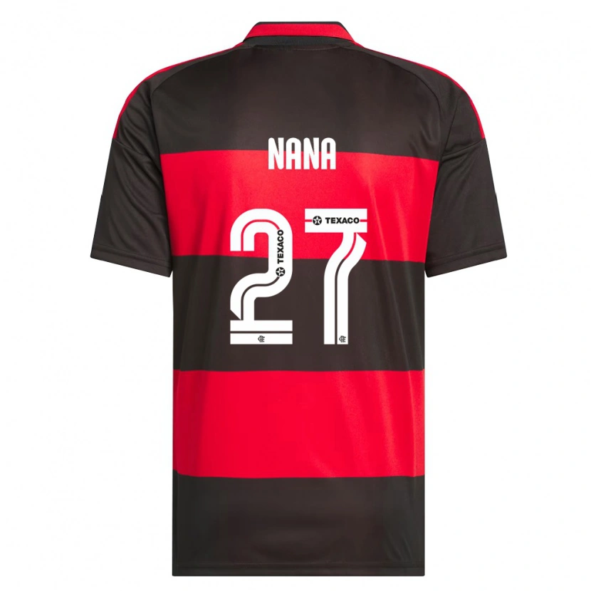 DanxenレディースNana#27赤黒白ホームシャツ2026/27ジャージーユニフォーム
