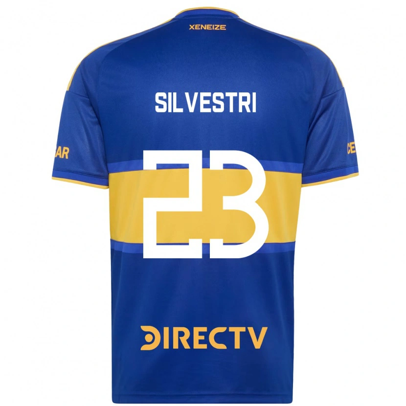 DanxenレディースDelfina Silvestri#23ロイヤルブルー黄ホームシャツ2026/27ジャージーユニフォーム