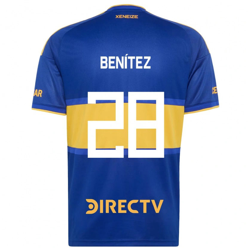 DanxenレディースYazmín Benítez#28ロイヤルブルー黄ホームシャツ2026/27ジャージーユニフォーム