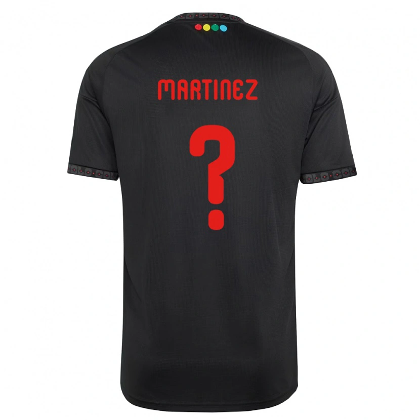 DanxenレディースIvan Martinez#0黒赤アウェイシャツ2026/27ジャージーユニフォーム