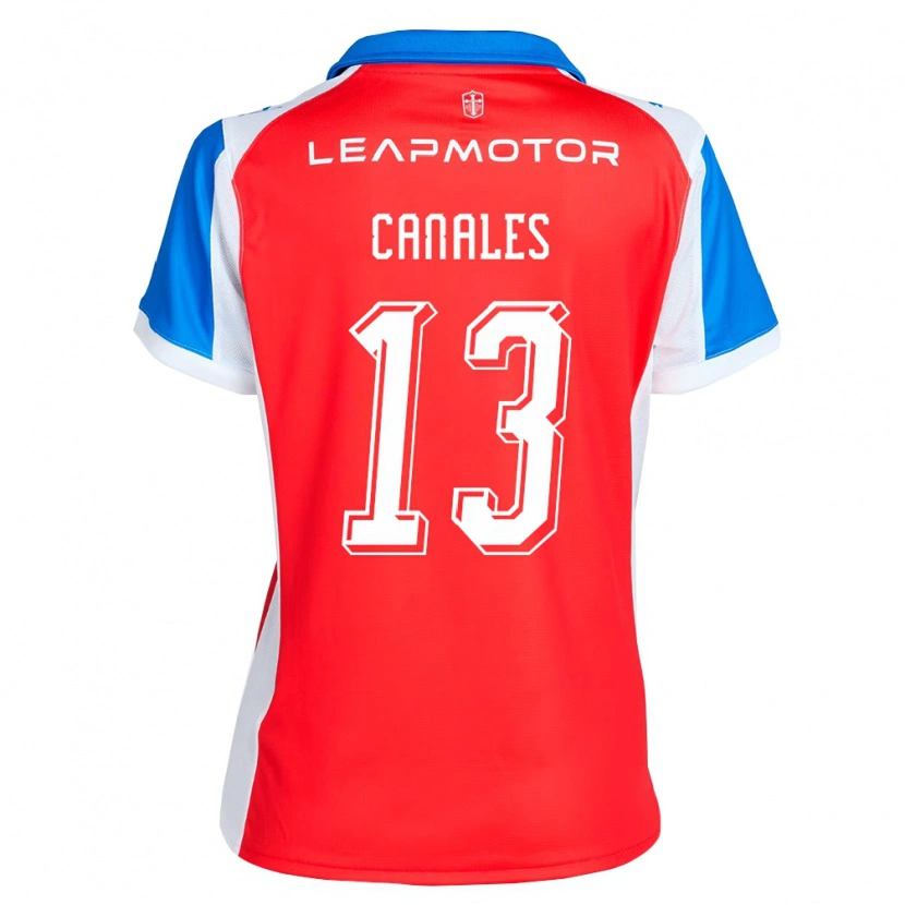 Danxenレディースアルフレッド・カナレス#13赤青アウェイシャツ2026/27ジャージーユニフォーム
