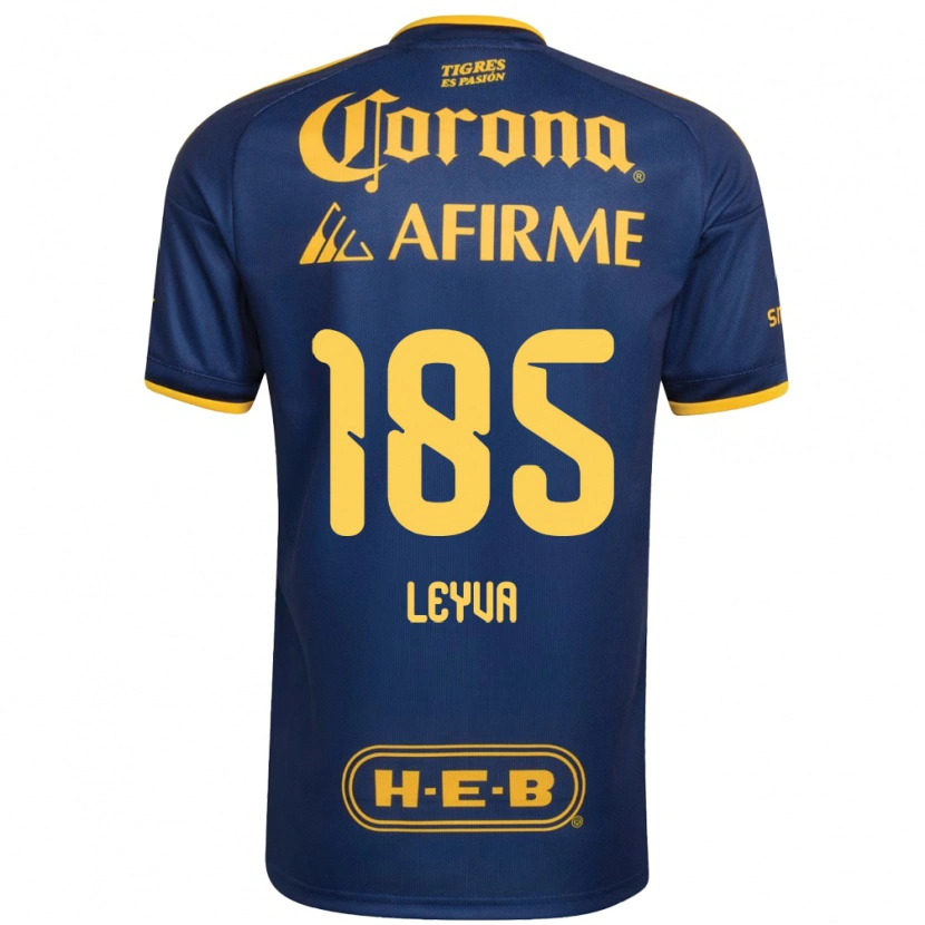 DanxenレディースJorge Leyva#185ロイヤルブルー黄アウェイシャツ2026/27ジャージーユニフォーム