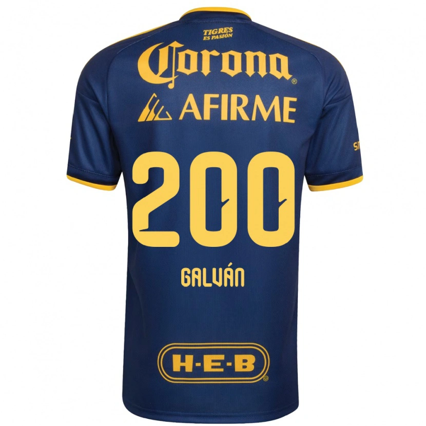 Danxenレディースイサイアス・ガルバン#200ロイヤルブルー黄アウェイシャツ2026/27ジャージーユニフォーム