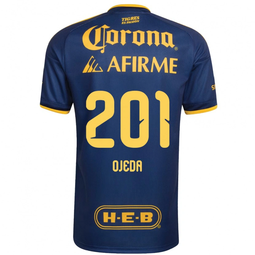 DanxenレディースDiego Ojeda#201ロイヤルブルー黄アウェイシャツ2026/27ジャージーユニフォーム