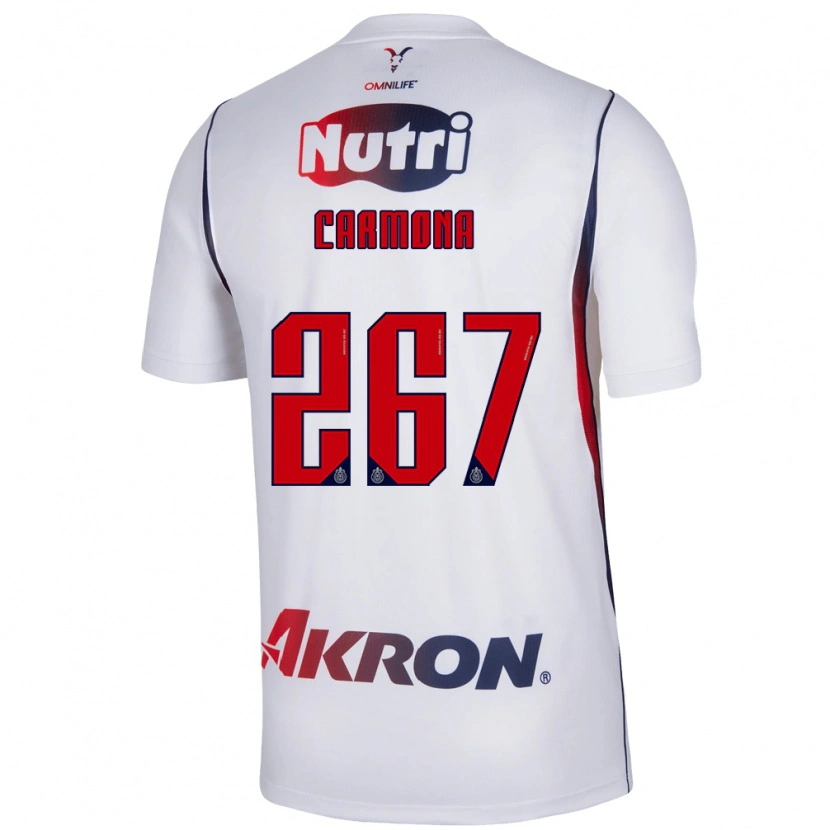 DanxenレディースJesús Carmona#267白赤紺アウェイシャツ2026/27ジャージーユニフォーム