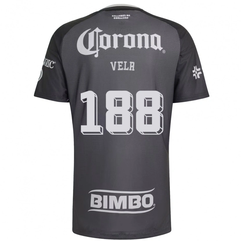 DanxenレディースChristo Vela#188灰色白黒アウェイシャツ2026/27ジャージーユニフォーム