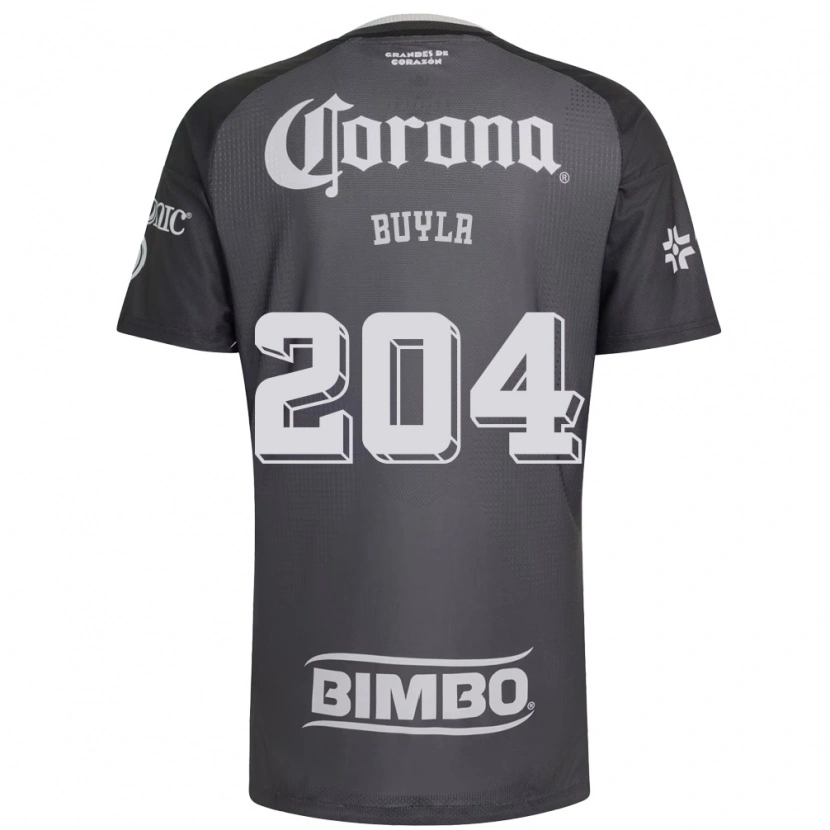 DanxenレディースHugo Buyla#204灰色白黒アウェイシャツ2026/27ジャージーユニフォーム