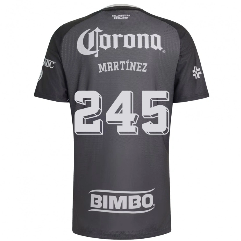 DanxenレディースÓscar Martínez#245灰色白黒アウェイシャツ2026/27ジャージーユニフォーム