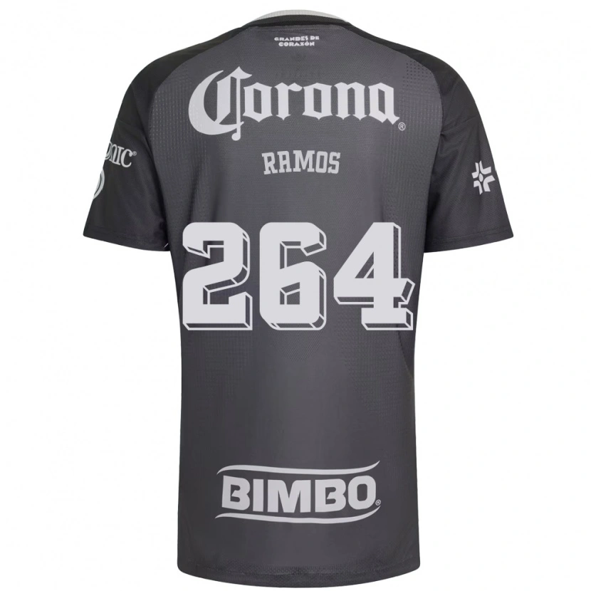 DanxenレディースBryan Ramos#264灰色白黒アウェイシャツ2026/27ジャージーユニフォーム