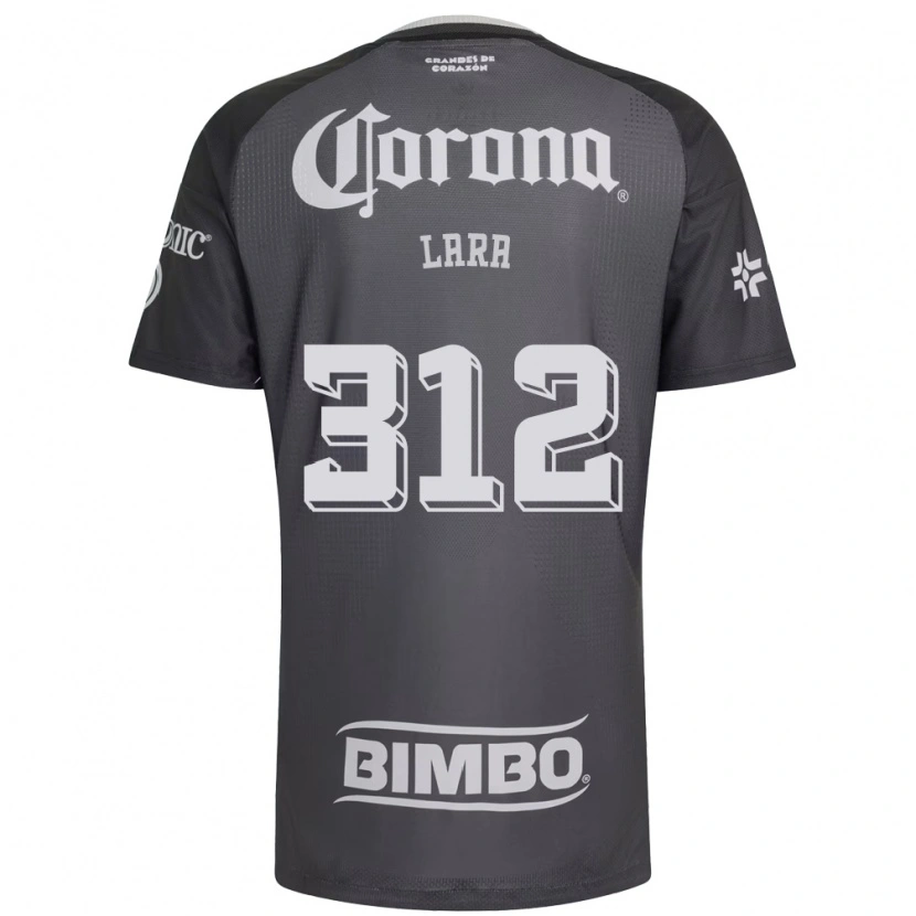 DanxenレディースDiego Lara#312灰色白黒アウェイシャツ2026/27ジャージーユニフォーム