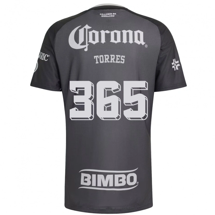 DanxenレディースUriel Torres#365灰色白黒アウェイシャツ2026/27ジャージーユニフォーム