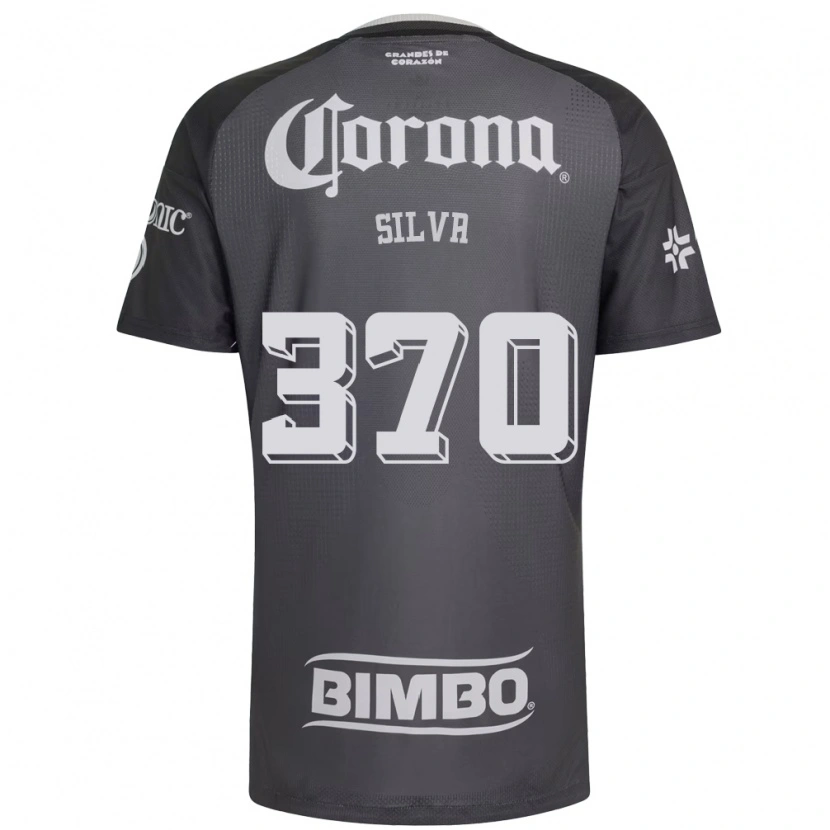 DanxenレディースSebastián Silva#370灰色白黒アウェイシャツ2026/27ジャージーユニフォーム