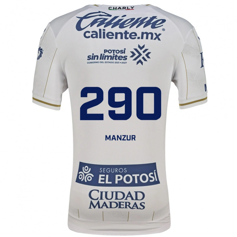 DanxenレディースJacobo Manzur#290白青アウェイシャツ2026/27ジャージーユニフォーム