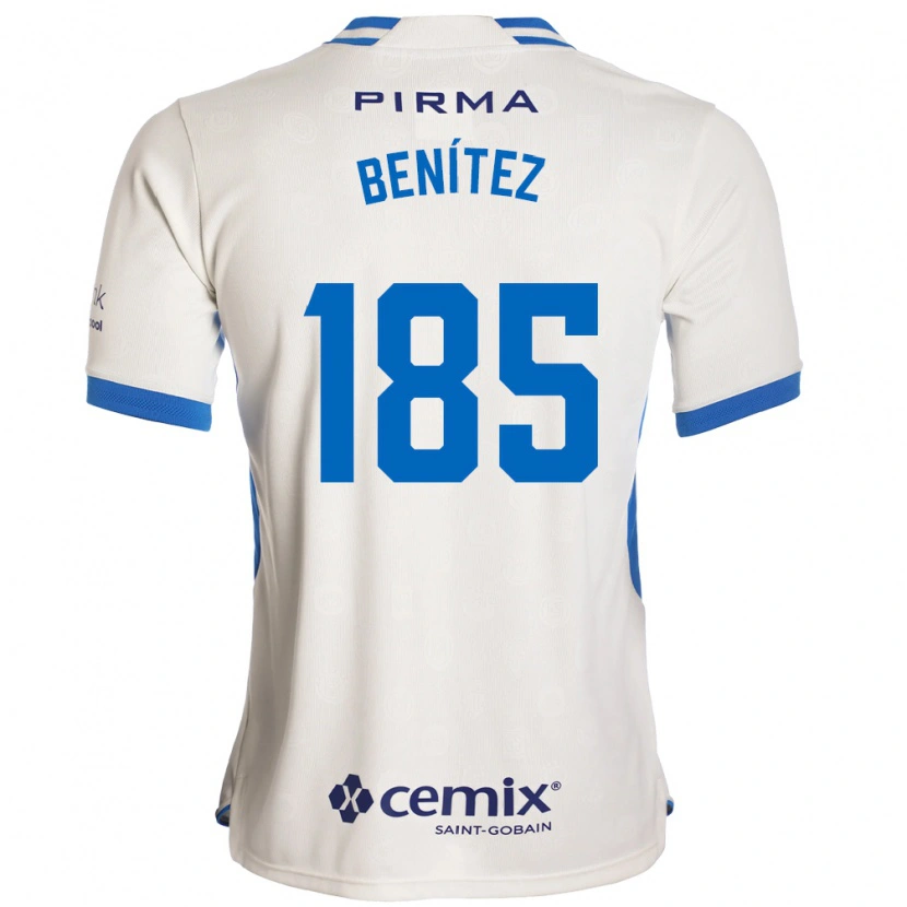 DanxenレディースCristopher Benítez#185白青赤アウェイシャツ2026/27ジャージーユニフォーム
