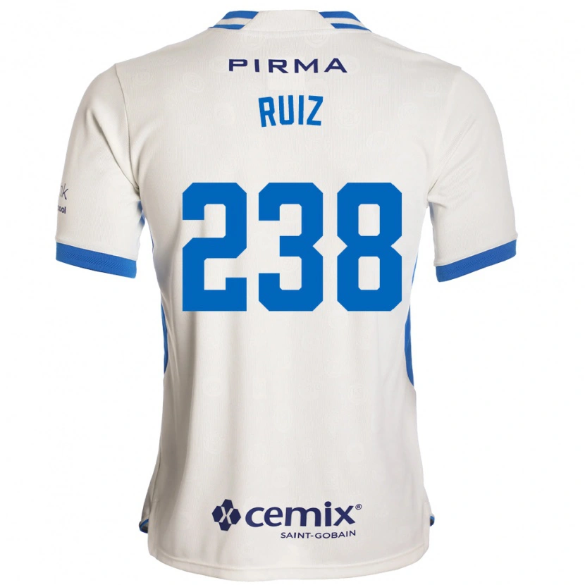 Danxenレディースアベル・ルイス#238白青赤アウェイシャツ2026/27ジャージーユニフォーム