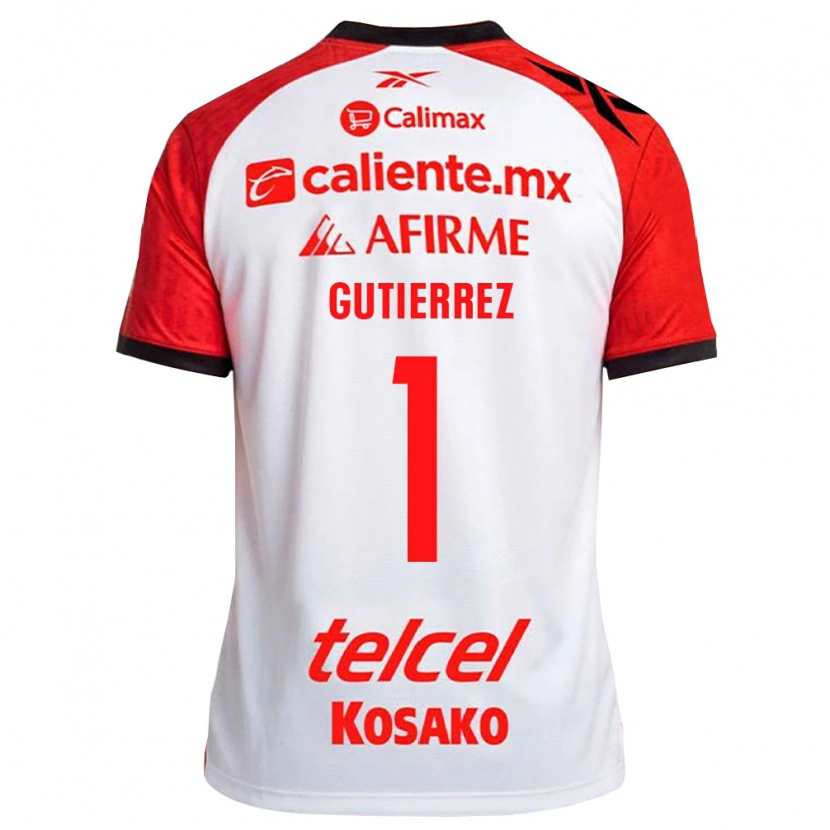 DanxenレディースAlejandra Gutierrez#1白黒赤アウェイシャツ2026/27ジャージーユニフォーム