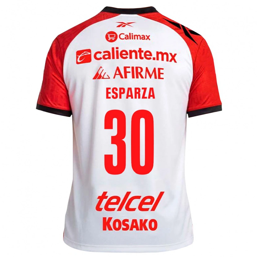 DanxenレディースLitzy Esparza#30白黒赤アウェイシャツ2026/27ジャージーユニフォーム